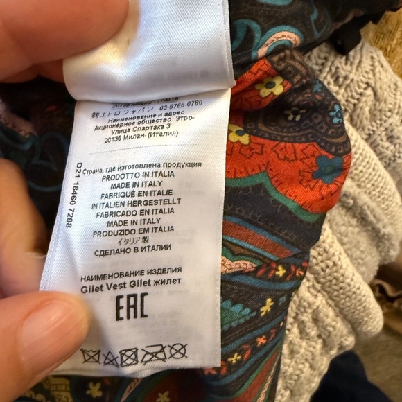 ETRO Suede Fringe Jeweled Biker Vest RARE 40 - Picture 2 of 10